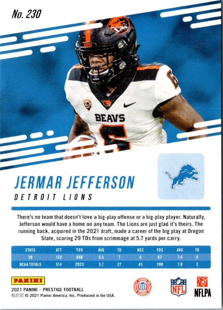 2021 Panini Prestige Jermar Jefferson