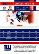 2011 Score Terrell Thomas