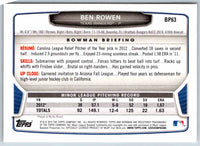 2014 Bowman Ben Rowen #BP63
