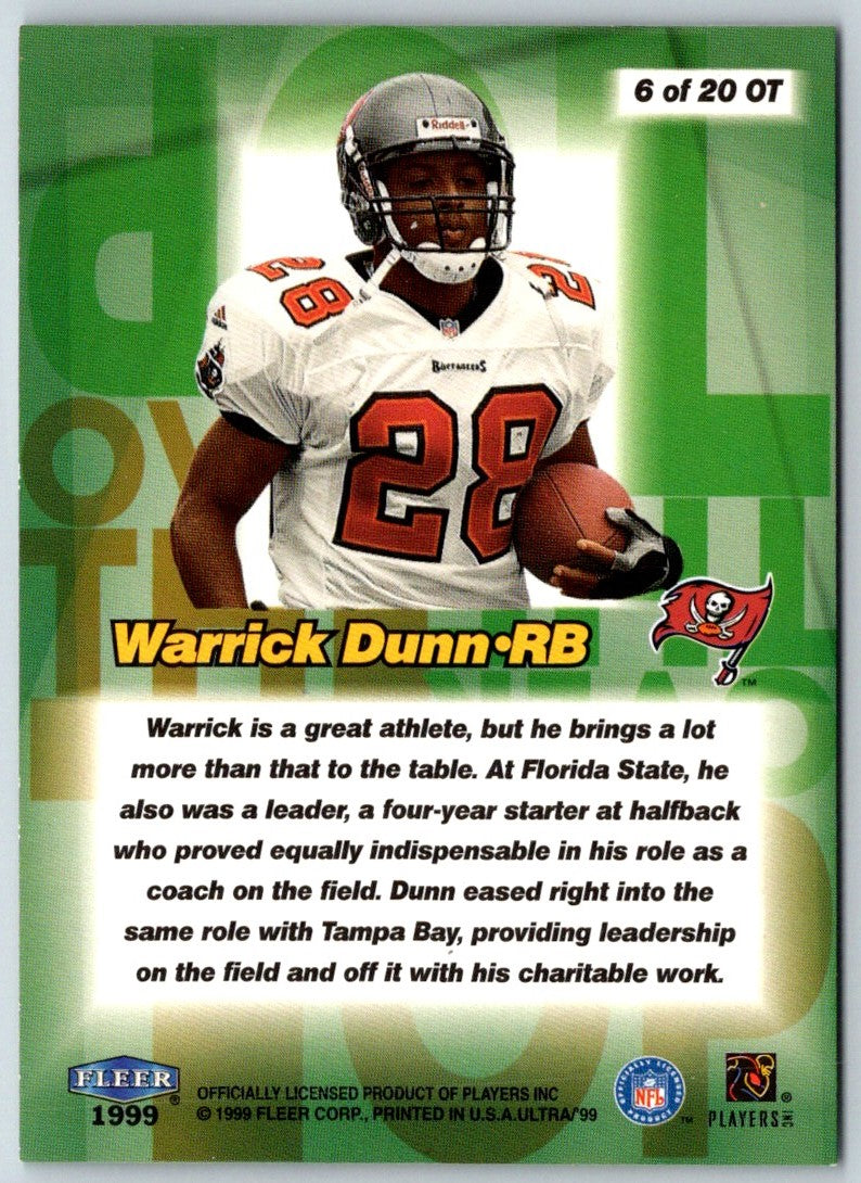 1999 Ultra Over The Top Warrick Dunn