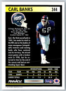 1991 Pinnacle Carl Banks