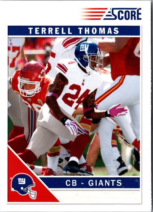 2011 Score Terrell Thomas #197