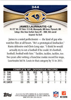 2012 Topps James Laurinaitis #344