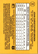 1987 Donruss Chris Brown