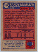 2011 Topps Football Randy Mcmillan