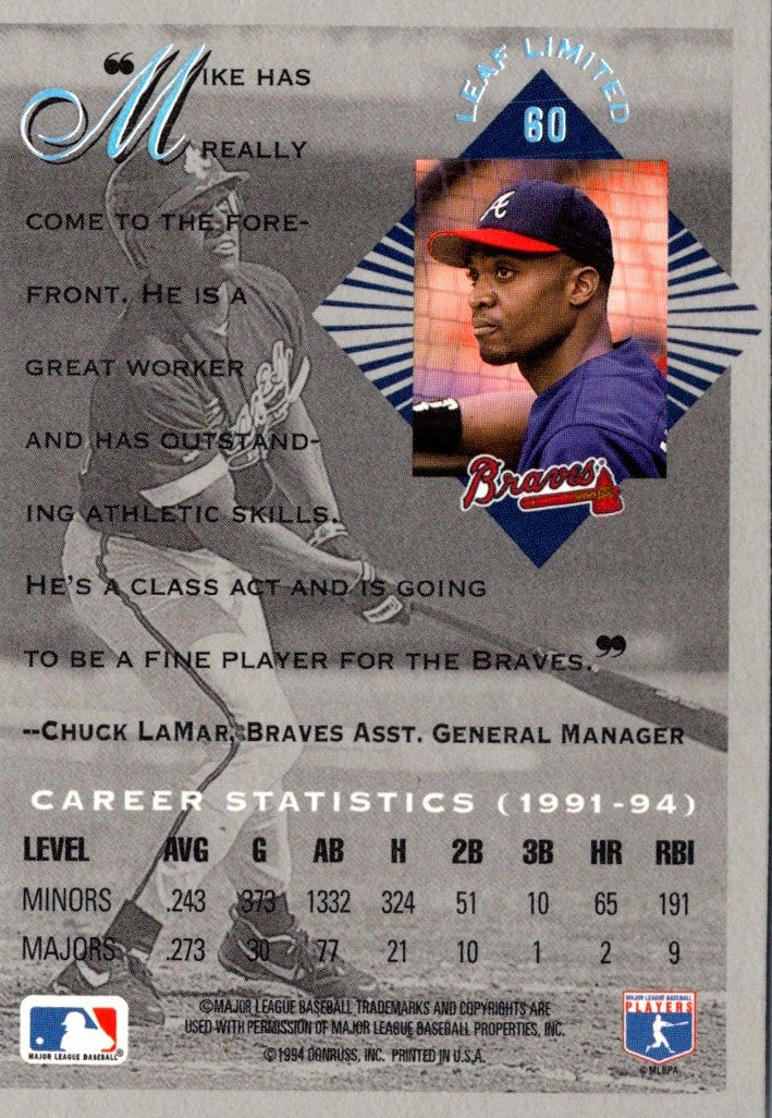 1994 Leaf Limited Mike Kelly