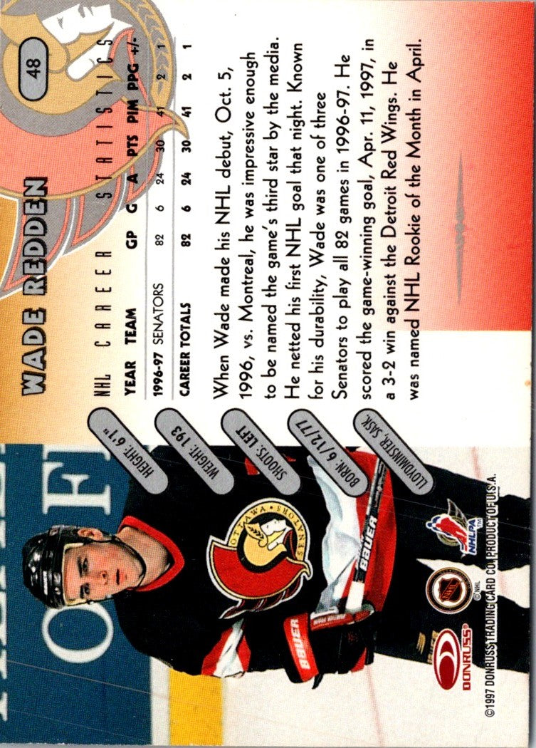 1997 Donruss Wade Redden