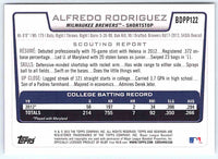 2012 Bowman Alfredo Rodriguez #BDPP122