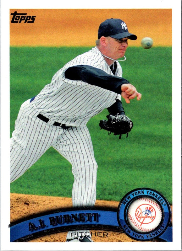 2011 Topps A.J. Burnett #492