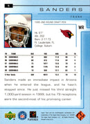 2000 Upper Deck Frank Sanders