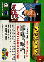 1993 Stadium Club Atlanta Braves Mark Lemke #4