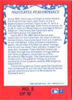 1988 Fleer World Series Masterful Performance Turns Momentum in Game 3 #3