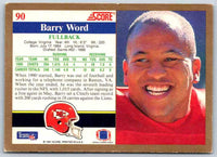 1991 Score Barry Word #90