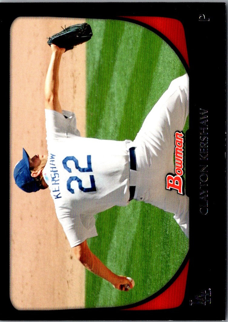 2011 Bowman Clayton Kershaw