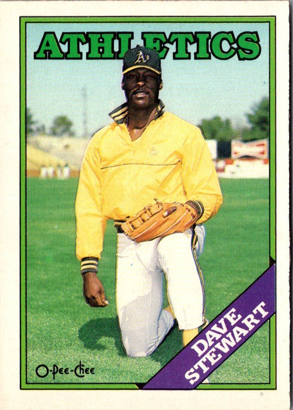 1988 O-Pee-Chee Dave Stewart #353