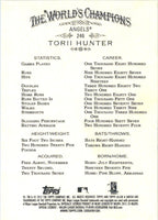 2012 Topps Allen & Ginter Torii Hunter #246