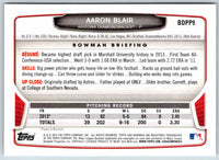 2013 Bowman Aaron Blair #BDPP9