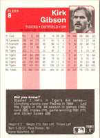 1985 Fleer Kirk Gibson #8