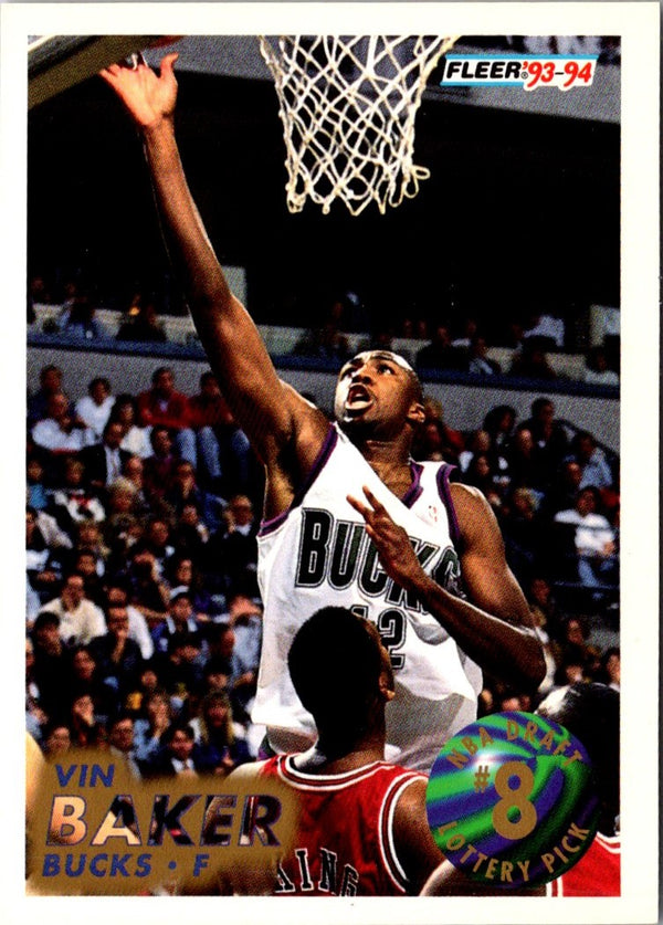 1993 Fleer Lottery Exchange Vin Baker #8