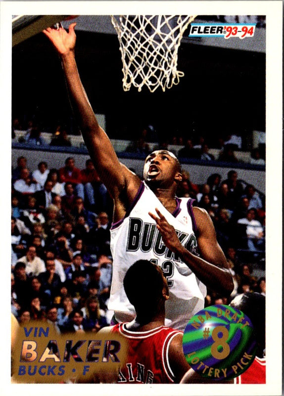 1993 Fleer Lottery Exchange Vin Baker #8