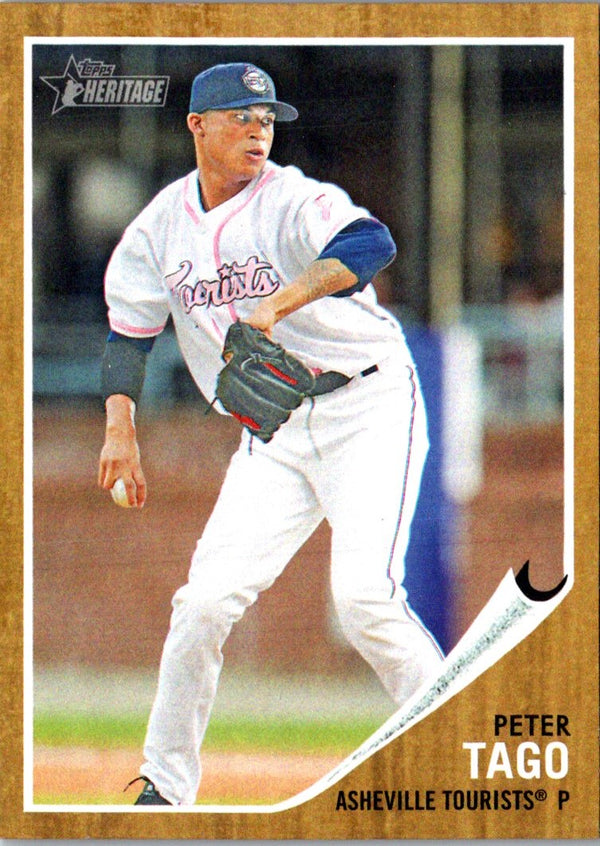 2011 Topps Heritage Minor League Peter Tago #31