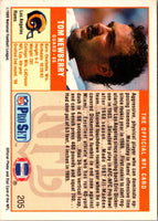 1989 Pro Set Tom Newberry #205 Rookie