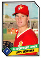 1989 TCMA Albuquerque Dukes Dave Eichhorn #6