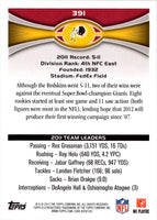 2012 Topps Washington Redskins: London Fletcher/Brian Orakpo #391