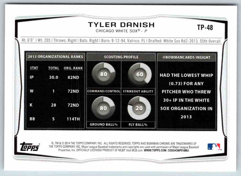 2014 Bowman Tyler Danish