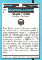 1991 Diamond Kings Craig Biggio #2