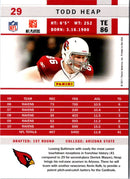 2011 Score Todd Heap