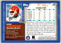 2011 Topps Football Leslie Shepherd #29
