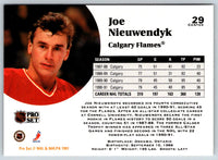 1991 Pro Set Joe Nieuwendyk #29