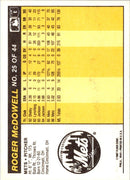 1987 Fleer Award Winners Roger McDowell