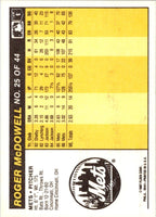 1987 Fleer Award Winners Roger McDowell #25