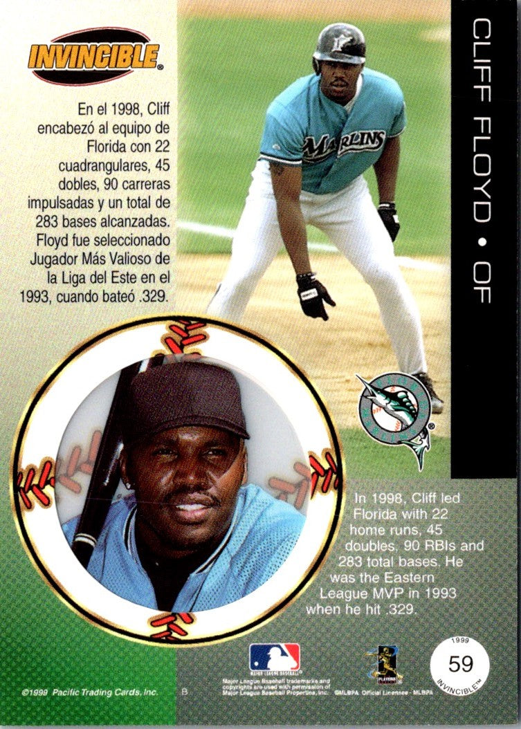 1999 Pacific Invincible Cliff Floyd