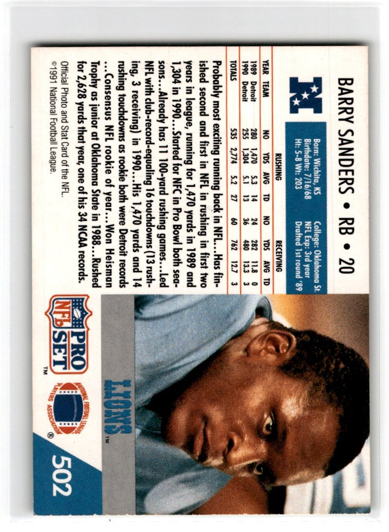 1991 Pro Set Barry Sanders