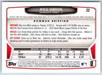 2013 Bowman Kyle Gibson #22