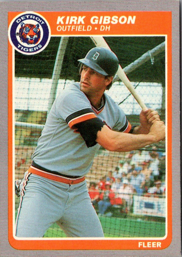 1985 Fleer Kirk Gibson #8