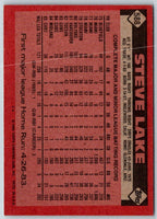 1986 Topps Steve Lake #588