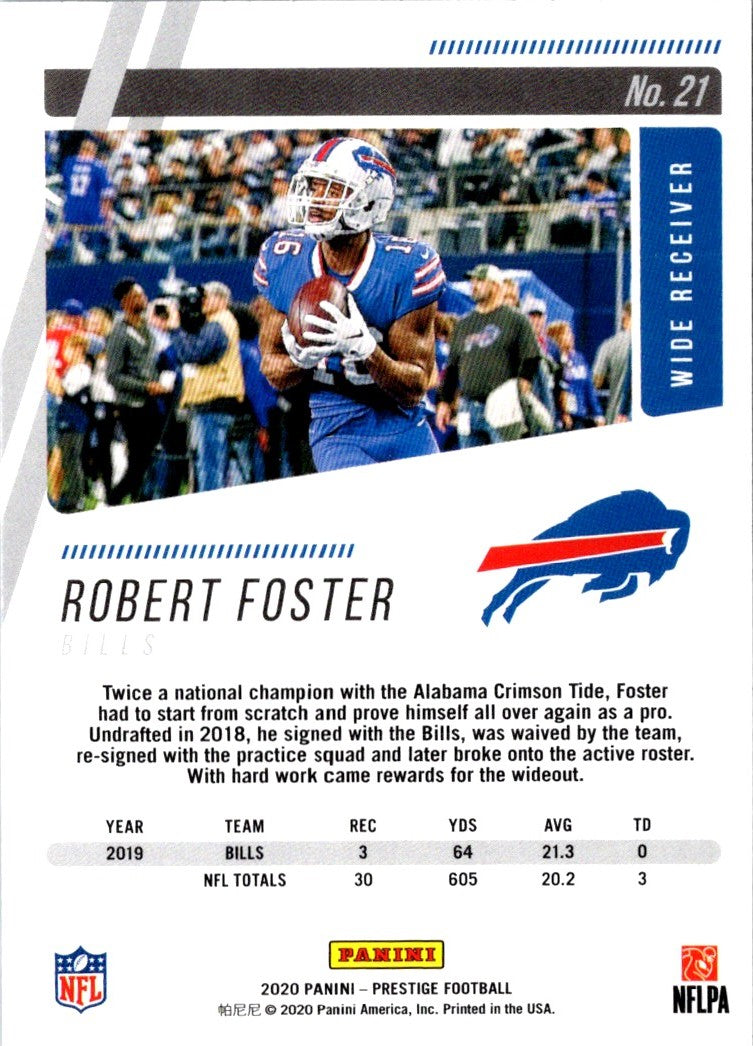 2020 Panini Robert Foster