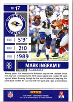 2019 Panini Contenders Season Ticket Red Zone Mark Ingram II #17