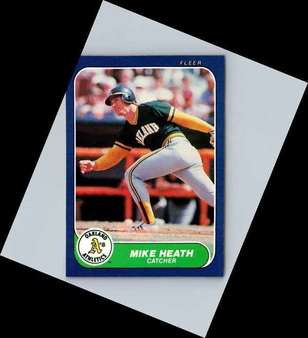 1986 Fleer Mike Heath #418