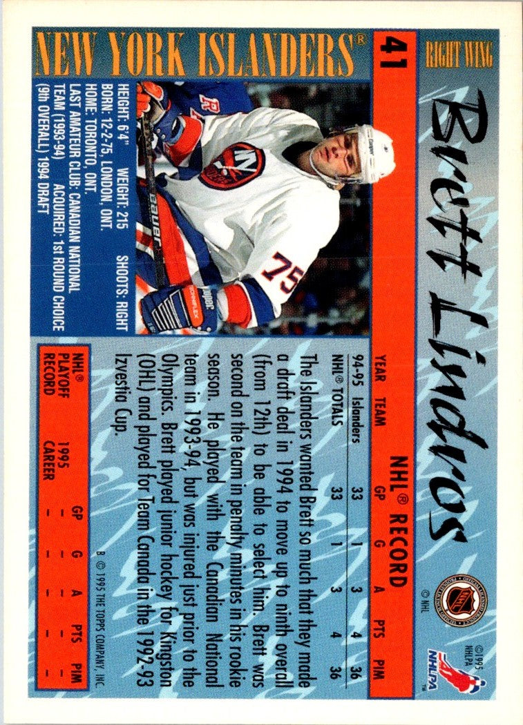 1995 Topps Brett Lindros