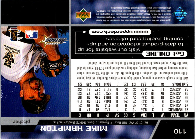 1999 Upper Deck Mike Hampton