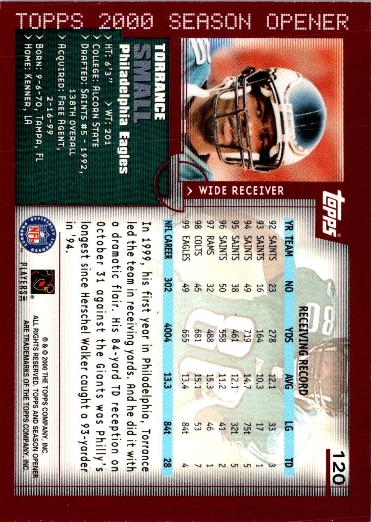 2000 Topps Season Opener Torrance Small