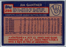 1984 Topps Jim Gantner