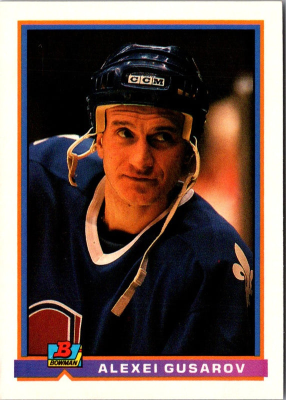 1991 Bowman Alexei Gusarov #145 Rookie