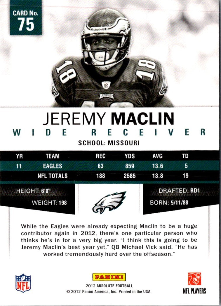 2012 Panini Absolute Jeremy Maclin