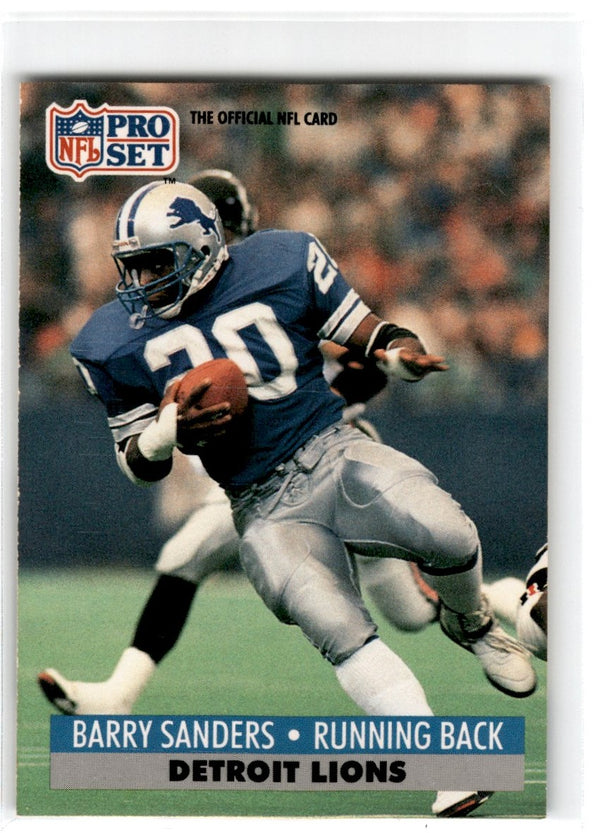 1991 Pro Set Barry Sanders #502